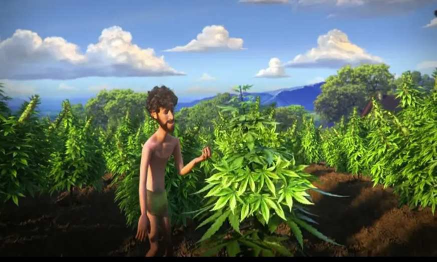 Snoop Dogg as a weed plant